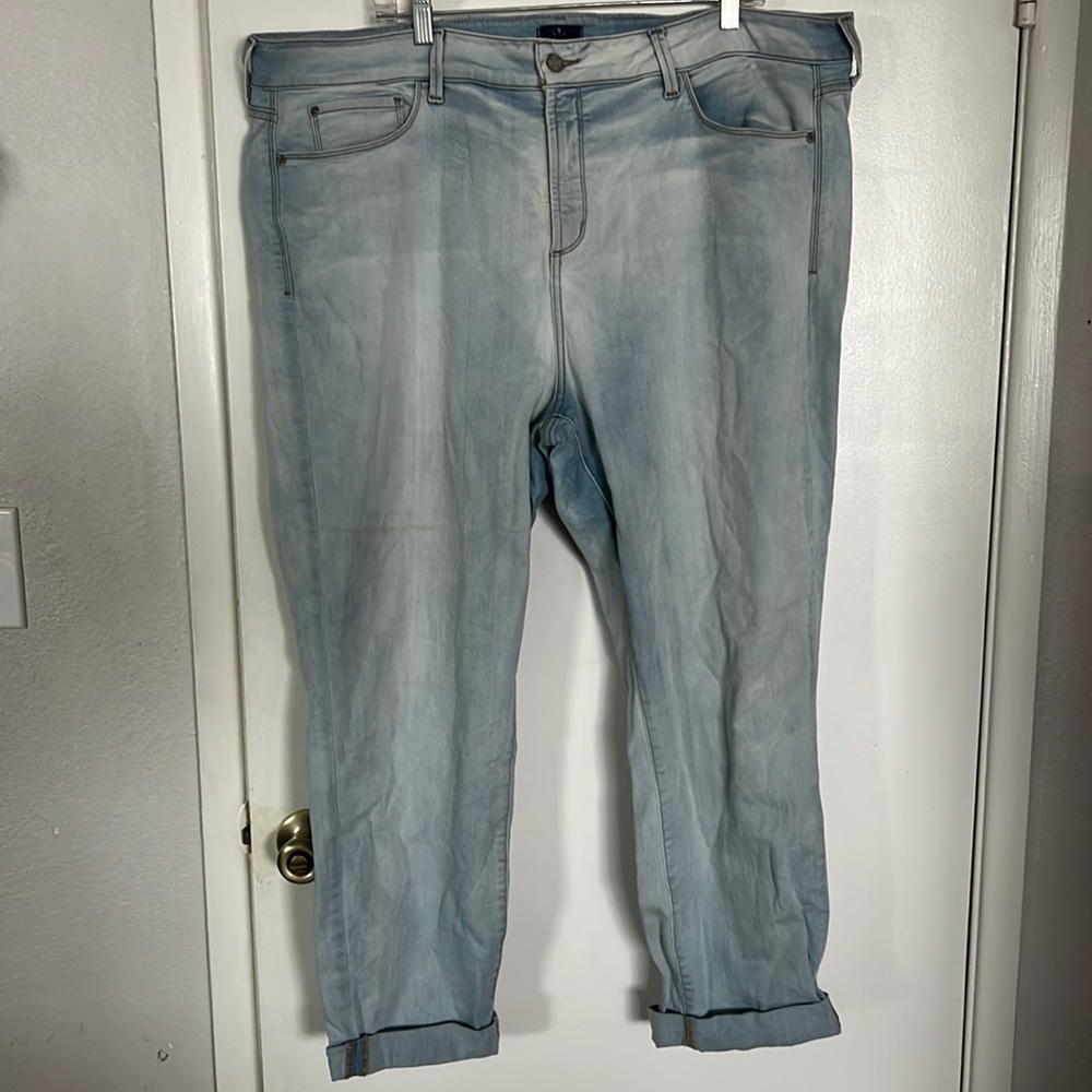 NYDJ Sylvia Relaxed Boyfriend Jeans sz 22W